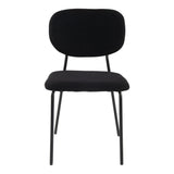 NNEDSZ Charcoal Charm Armless Dining Chair Duo