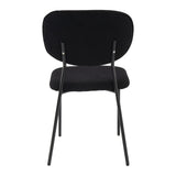 NNEDSZ Charcoal Charm Armless Dining Chair Duo
