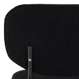 NNEDSZ Charcoal Charm Armless Dining Chair Duo