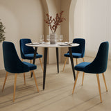 NNEDSZ Ocean&#8217;s Velvet Dining Set