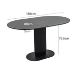 NNEDSZ Clara Eclipse Oval Dining Table