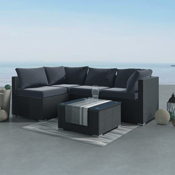 NNEDSZ Outdoor Modular Lounge Sofa Bondi-Black
