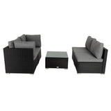 NNEDSZ Outdoor Modular Lounge Sofa Bondi-Black