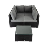 NNEDSZ Outdoor Modular Lounge Sofa Bondi-Black
