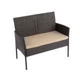 NNEDSZ Breeze 4-Seat Wicker Outdoor Lounge Set