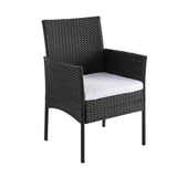 NNEDSZ Ville 4-Seater PE Wicker Outdoor Lounge Sofa Set