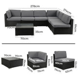NNEDSZ Veranda Fancy Grande Sofa Set