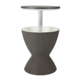 NNEDSZ Taupe Ice Bucket Table