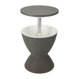 NNEDSZ Taupe Ice Bucket Table