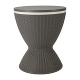 NNEDSZ Taupe Ice Bucket Table