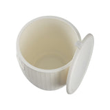 NNEDSZ White Outdoor Bar Stool with Storage