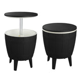 NNEDSZ Black Ice Bucket Table