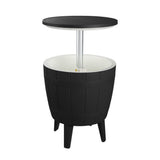 NNEDSZ Black Ice Bucket Table