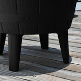 NNEDSZ Black Ice Bucket Table