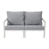 NNEDSZ Aidan Garden Furniture Set in White — 5 pieces