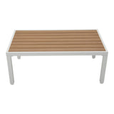 NNEDSZ Aidan Garden Furniture Set in White — 5 pieces