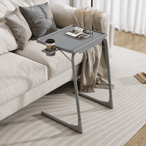 NNEDSZ Anywhere Laptop Pro Desk in Silver Grey