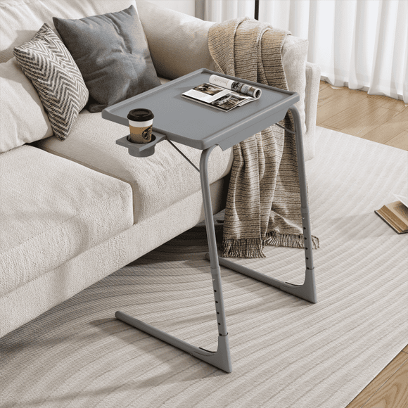 NNEDSZ Anywhere Laptop Pro Desk in Silver Grey