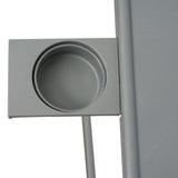 NNEDSZ Anywhere Laptop Pro Desk in Silver Grey