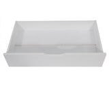 NNEDSZ 2 x Wooden Bed Frame Storage Trundle Drawers-White