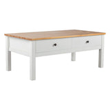 NNEDSZ Sleek Natural Wood Rectangle Coffee Table