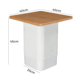 NNEDSZ Clara Dusk Natural Side Table