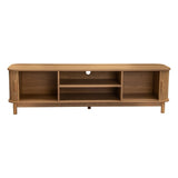 NNEDSZ 160cm Ribbed Natural Entertainment Unit