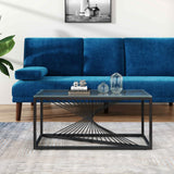 NNEDSZ Eleganza Glass Enclave Coffee Table
