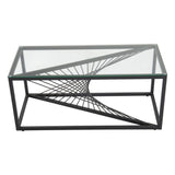 NNEDSZ Eleganza Glass Enclave Coffee Table