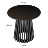 NNEDSZ Palmer Charcoal Chic Side Table