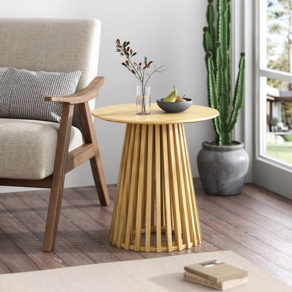 NNEDSZ Palmer Timber Tally Natural Side Table