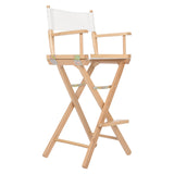 NNEDSZ Director Movie Folding Tall Chair 76cm Beech WOOD HUMOR