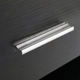 NNEDSZ Bedside Table Side Storage Cabinet Nightstand Bedroom 1 Drawer 1 Shelf ELLA - BLACK