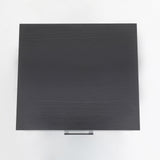 NNEDSZ 2X Bedside Table Side Storage Cabinet Nightstand Bedroom 1 Drawer 1 Shelf ELLA - BLACK