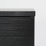 NNEDSZ 2X Bedside Table Side Storage Cabinet Nightstand Bedroom 1 Drawer 1 Shelf ELLA - BLACK