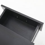NNEDSZ 2X Bedside Table Side Storage Cabinet Nightstand Bedroom 1 Drawer 1 Shelf ELLA - BLACK