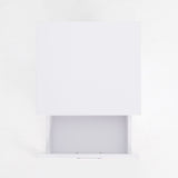 NNEDSZ 2X Bedside Tables Storage Cabinet Nightstand 1 Drawer 1 Shelf ELLA WHITE