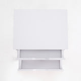 NNEDSZ Bedside Table 2 Drawer Wood Leg Storage Cabinet Nightstand SUZY WHITE