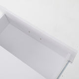 NNEDSZ Bedside Table Side Storage Cabinet Nightstand Bedroom 2 Drawer Legs ETTA WHITE