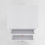 NNEDSZ Bedside Table Side Storage Cabinet Nightstand Bedroom 2 Drawer ANYA - WHITE