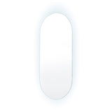NNEDSZ LED Wall Mirror Oval Anti-Fog Bathroom 45x100cm