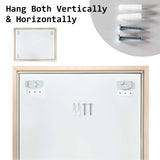 NNEDSZ 2 Set Wall Mirror Rectangular Frame Bathroom 70x90cm Antique Brown