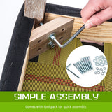 NNEDSZ 4X French Provincial Dining Chair Oak Leg AMOUR BLACK