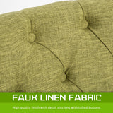 NNEDSZ French Provincial Dining Chair Oak Leg AMOUR GREEN