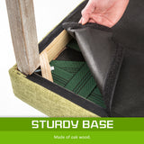 NNEDSZ French Provincial Dining Chair Oak Leg AMOUR GREEN