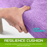 NNEDSZ 4X French Provincial Dining Chair Oak Leg AMOUR VIOLET