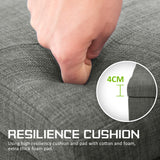 NNEDSZ Storage Ottoman Stool 102cm Fabric DARK GREY