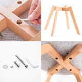 NNEDSZ 4X Retro Dining Cafe Chair Padded Seat GREY