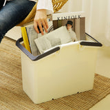 NNEDSZ 2 Set Stackable Multipurpose Laundry Basket Ivory