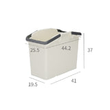 NNEDSZ 2 Set Stackable Multipurpose Laundry Basket Ivory